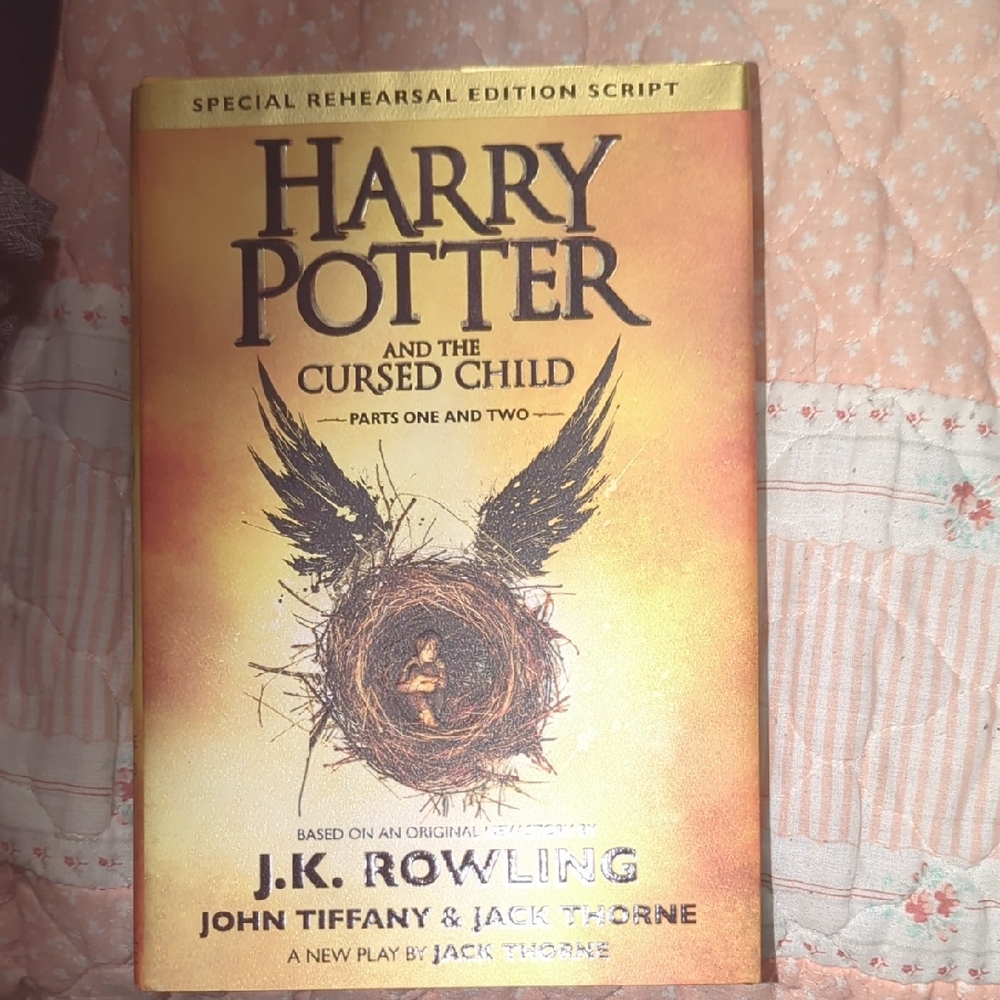 Scholastic Harry Potter and the Cursed Child - Orange and Black Cover